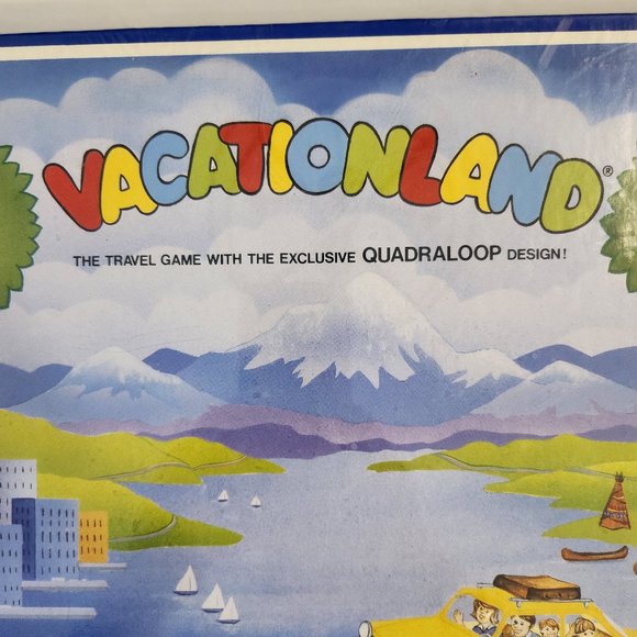 Extremely Rare Vacation Land Board Game Jr. Pro Inc. 1971-1999 Still in Unopened - Picture 2 of 10